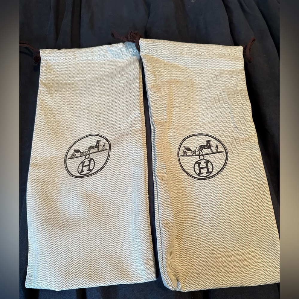 New Authentic Hermes Oran Sandal Duster Bags